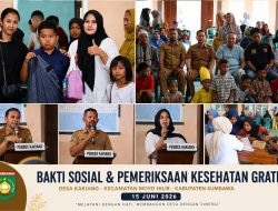 Kades dan Sekcam Moyo Hilir Apresiasi Leny Hurniati, Dinilai Berhasil Menginisiasi Baksos yang Menyentuh Kebutuhan Warga