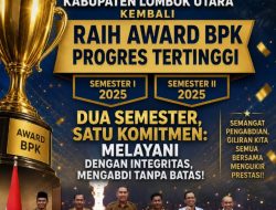 Dari Peringkat Terbawah ke Jajaran Teratas, Inspektorat Lombok Utara Ubah Wajah Pengawasan Daerah