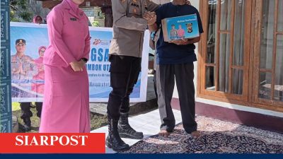 Ketika Polisi Datang Membawa Kepedulian, HUT Bhayangkara di Lombok Utara Diawali dari Rumah Warga