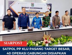 Satpol PP KLU Pasang Target Besar, 40 Operasi Gabungan Disiapkan untuk Sapu Bersih Rokok Ilegal