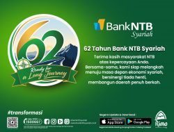 62 Tahun Bank NTB Syariah, Siap Melangkah Menuju Masa Depan Ekonomi Syariah