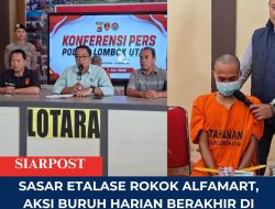 Sasar Etalase Rokok Alfamart, Aksi Buruh Harian di Lombok Berakhir Ditangan Polisi