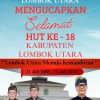Kepala Satuan Polisi Pamong Praja Lombok Utara Mengucapkan Selamat HUT ke-18 Kabupaten Lombok Utara