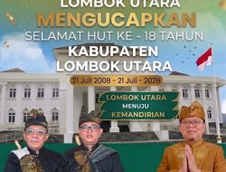 Ketua Fraksi PBB Lombok Utara Mengucapkan Selamat HUT ke-18 Kabupaten Lombok Utara