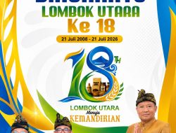 DPD II Partai Golkar Lombok Utara Mengucapkan Selamat HUT ke-18 Kabupaten Lombok Utara
