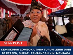 Kemiskinan Lombok Utara Turun Lebih dari 20 Persen, Bupati: Tantangan Kini Menjaga Laju di Tengah Anggaran Dipangkas