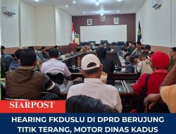 Hearing FKDUSLU di DPRD Berujung Titik Terang, Motor Dinas Kadus Dipastikan Tetap Jalan