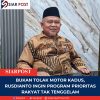 Bukan Tolak Motor Kadus, Rusdianto Ingin Program Prioritas Rakyat Tak Tenggelam