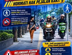 Trotoar Bikan Jalan Kendaraan, Hormati Hak Pejalan Kaki