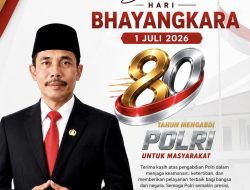 Kepala Dinas PUPR Sumbawa Barat Mengucapkan Selamat HUT ke-80 Bhayangkara