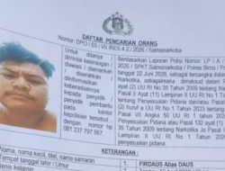 Polisi Keluarkan Surat DPO Tersangka Kasus Dugaan Setengah Kilo Narkoba di Bima, Kabar Berada di Mataram