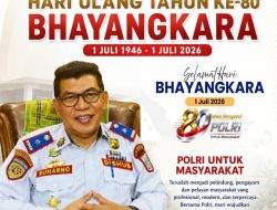 Kepala Dinas Perhubungan Sumbawa Barat Mengucapkan Selamat HUT ke-80 Bhayangkara
