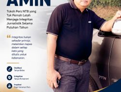 Mengenal Babe Amin, Tokoh Pers NTB yang Tak Pernah Lelah Menjaga Integritas Jurnalistik Selama Puluhan Tahun