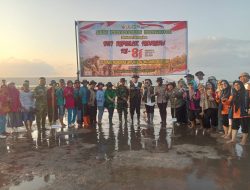 Peduli Lingkungan, Kodim 1607/Sumbawa Tanam 2.000 Bibit Mangrove Cegah Abrasi di Moyo Utara
