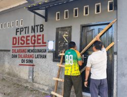Pengurus KSB Segel Venue Panjat Tebing dan Sekretariat FPTI NTB, Kecewa Emas Porprov Beralih Ke Dompu