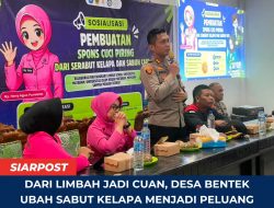 Dari Limbah Jadi Cuan, Desa Bentek Ubah Sabut Kelapa Menjadi Peluang UMKM Ramah Lingkungan