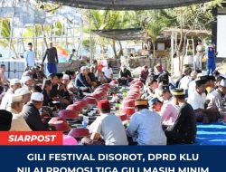 Gili Festival Disorot, DPRD KLU Nilai Promosi Tiga Gili Masih Minim