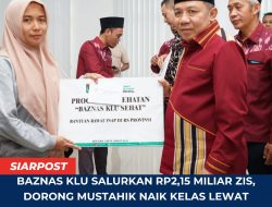 BAZNAS KLU Salurkan Rp2,15 Miliar ZIS, Dorong Mustahik Naik Kelas Lewat Usaha Produktif