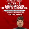 Kepala Dinas Kependudukan dan Pencatatan Sipil Kabupaten Lombok Utara Mengucapkan Dirgahayu Ke-81 Republik Indonesia