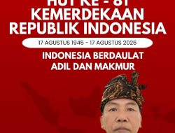 Kepala Dinas Kependudukan dan Pencatatan Sipil Kabupaten Lombok Utara Mengucapkan Dirgahayu Ke-81 Republik Indonesia