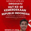 Kepala Inspektorat Kabupaten Lombok Utara Mengucapkan Dirgahayu Ke-81 Republik Indonesia