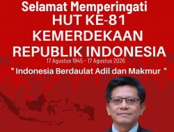 Segenap Pimpinan dan Staf Sekretariat Daerah Lombok Utara Mengucapkan Dirgahayu Ke-81 Republik Indonesia