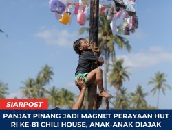 Panjat Pinang Jadi Magnet Perayaan HUT RI ke-81 Chili House, Anak-anak Diajak Kenali Tradisi Kemerdekaan