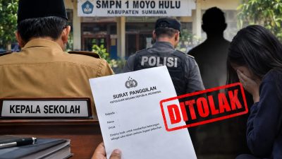 Mangkir Panggilan Polisi, Kepsek SMPN 1 Moyo Hulu Diduga Halangi Proses Hukum Kasus Pelecehan