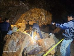 Polda NTB Turunkan Tim Investigasi Laksanakan Olah TKP Lokasi Meninggalnya Penambang di Desa Lantung Sumbawa