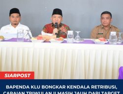 Bapenda KLU Bongkar Kendala Retribusi, Capaian Triwulan II Masih Jauh dari Target