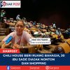 Chili House Beri Ruang Bahagia, 30 Ibu Sade Diajak Nonton dan Shopping
