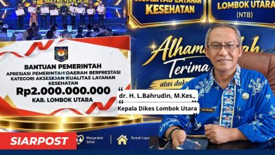 KLU Raih Apresiasi Nasional, Layanan Kesehatan Diperluas hingga Bayan dan Gili Trawangan