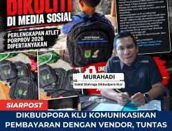 Dikbudpora KLU Komunikasikan Pembayaran dengan Vendor, Tuntas Lewat Perubahan Anggaran