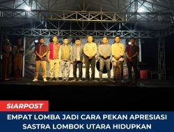 Empat Lomba Jadi Cara Pekan Apresiasi Sastra Lombok Utara Hidupkan Bahasa Sasak