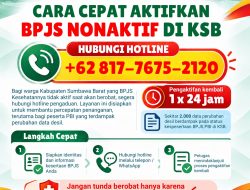 BPJS Nonaktif di Sumbawa Barat? Warga Bisa Lapor Lewat Hotline WhatsApp