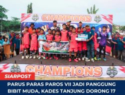 Parus Paras Paros VII Jadi Panggung Bibit Muda, Kades Tanjung Dorong 17 Dusun Kompak Lewat Sepak Bola