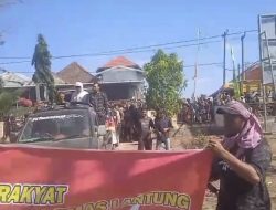 Ratusan Warga Lantung Gelar Aksi, Desak Pemprov NTB Legalkan Tambang Rakyat