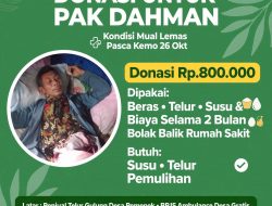 Derita Pak Dahman di Lombok Tengah: Lawan Kanker Nasofaring, Tak Bisa Lagi Jualan Telur Gulung, Relawan Buka Donasi