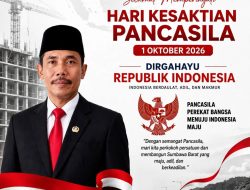 Kepala Dinas PUPR Sumbawa Barat Mengucapkan Selamat Hari Kesaktian Pancasila