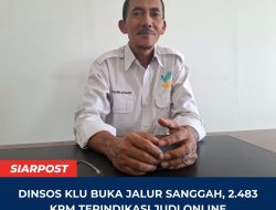 Dinsos KLU Buka Jalur Sanggah, 2.483 KPM Terindikasi Judi Online