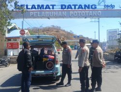Jelang MotoGP Mandalika, Polsek KPL Tano Perketat Pengamanan di Pelabuhan  Tano