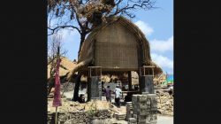 Progres Pembangunan Rumah Adat Desa Sade Lombok Tengah Yang Terbakar