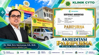 Menatap Masa Depan Klinik Cyto, Akreditasi Paripurna dan Semangat BaruMembangun Kepercayaan Masyarakat