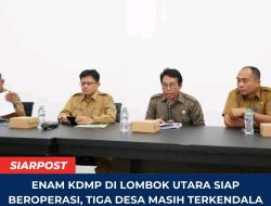Enam KDMP di Lombok Utara Siap Beroperasi, Tiga Desa Masih Terkendala