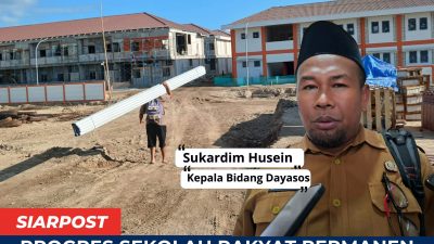Progres Sekolah Rakyat Permanen KLU Capai 92 Persen, 600 Siswa Mulai Pembelajaran