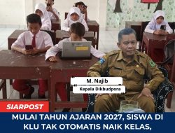 Mulai Tahun Ajaran 2027, Siswa di KLU Tak Otomatis Naik Kelas, Dikbudpora Tekankan Prestasi