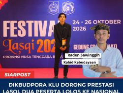Dikbudpora KLU Dorong Prestasi LASQI, Dua Peserta Lolos ke Nasional