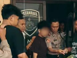 Polsek Selaparang Amankan 4 Terduga Pelaku Penganiayaan di Jalan Udayana, Anak Panah hingga Parang Disita