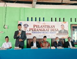 Muarasedayu Jadi Desa Persiapan Pertama di KLU yang Lantik Perangkat Kewilayahan